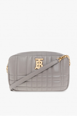 Burberry TB Monogram quilted tote bag Black