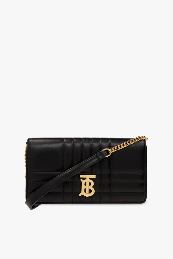 burberry Green ‘Lola’ wallet with strap