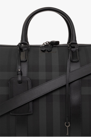 burberry Piping Checked duffel bag