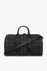 Burberry GREY Checked duffel bag
