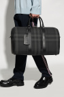 Burberry GREY Checked duffel bag