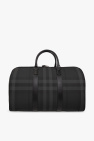 Burberry GREY Checked duffel bag