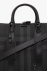 Burberry GREY Checked duffel bag