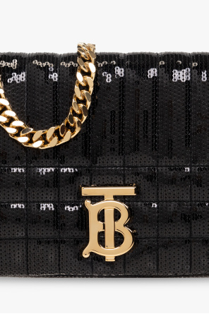 burberry coal ‘Lola Small’ shoulder bag with sequins