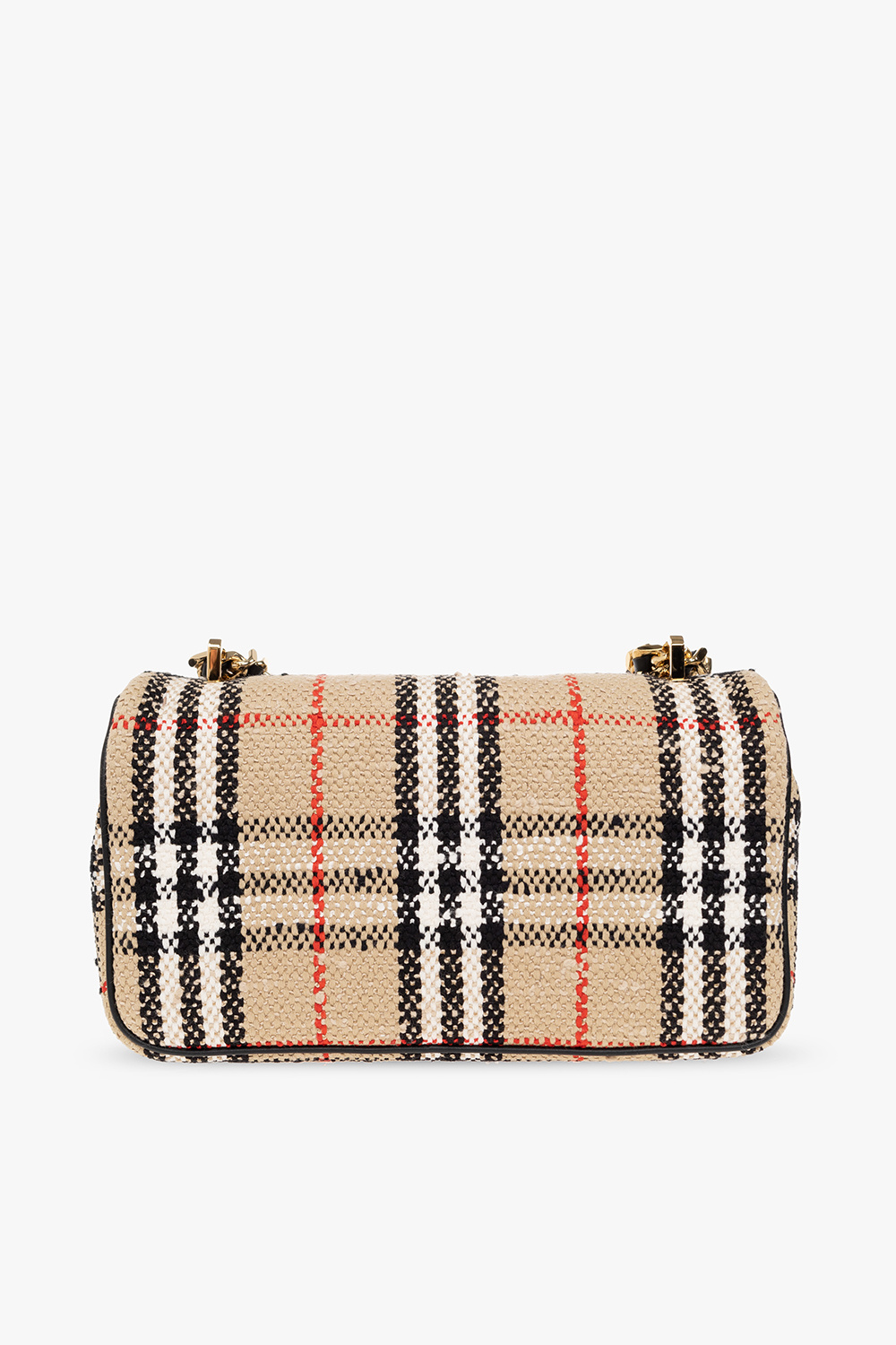 Burberry Vintage Check Two-handle Title Bag Mini Archive Beige in Cotton  Canvas/Polyester with Gold-tone - US