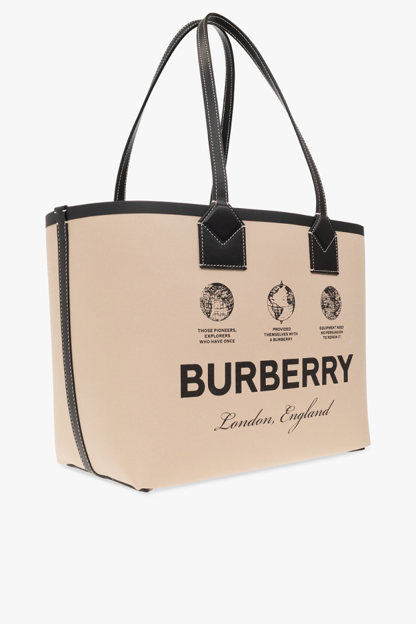 Beige 'Heritage Small' shopper bag Burberry - Vitkac TW