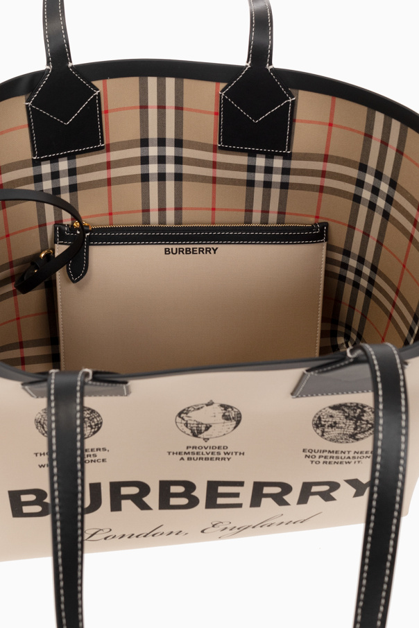 Burberry Medium Heritage Tote Bag