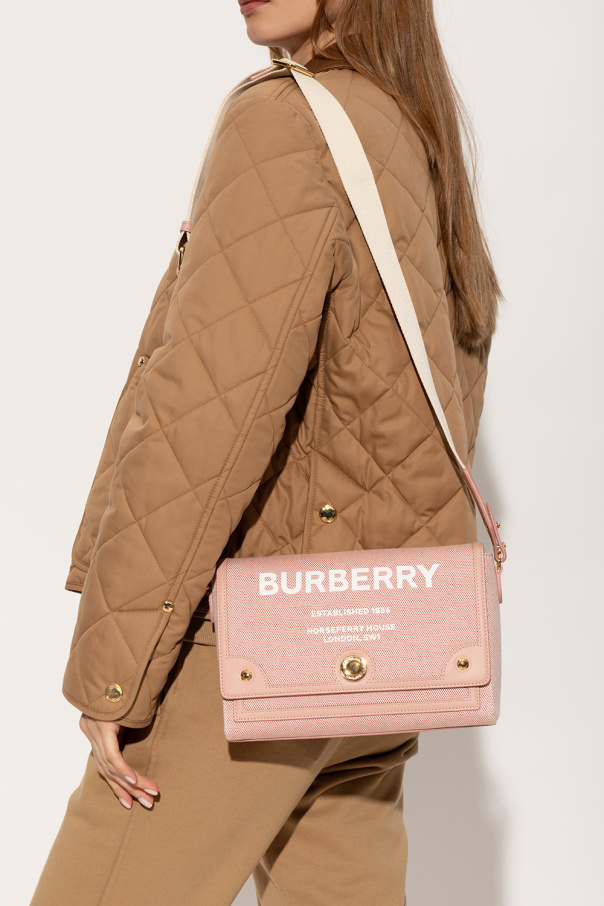 burberry beige ‘Note Medium’ shoulder bag