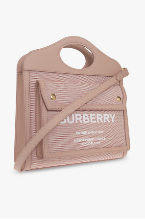 Burberry leather Shoulder bag with logo