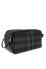 Burberry Checked wash bag