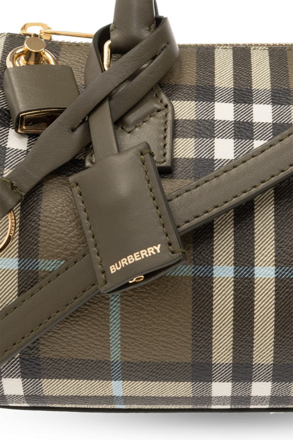 Burberry Check Mini Bowling Bag