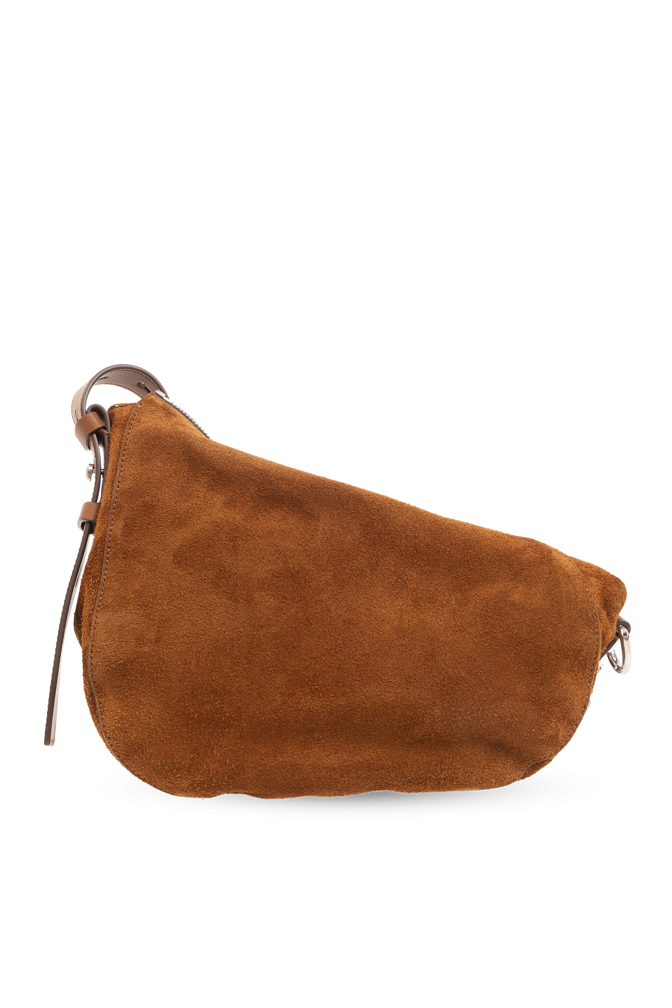 Knight Large Leather Shoulder Bag in Black - Burberry