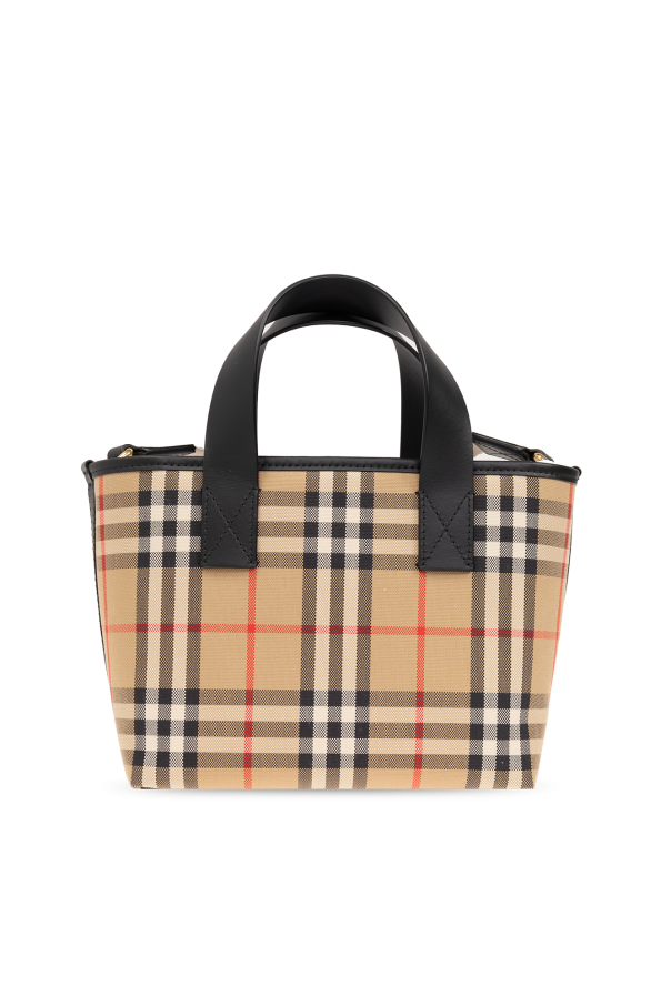 Burberry Kids Checkered Pattern Shoulder Bag