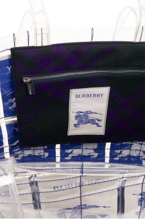 Burberry ‘EKD Label’ shopper bag