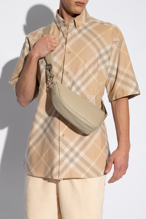 burberry striped ‘Shield Mini’ shoulder bag