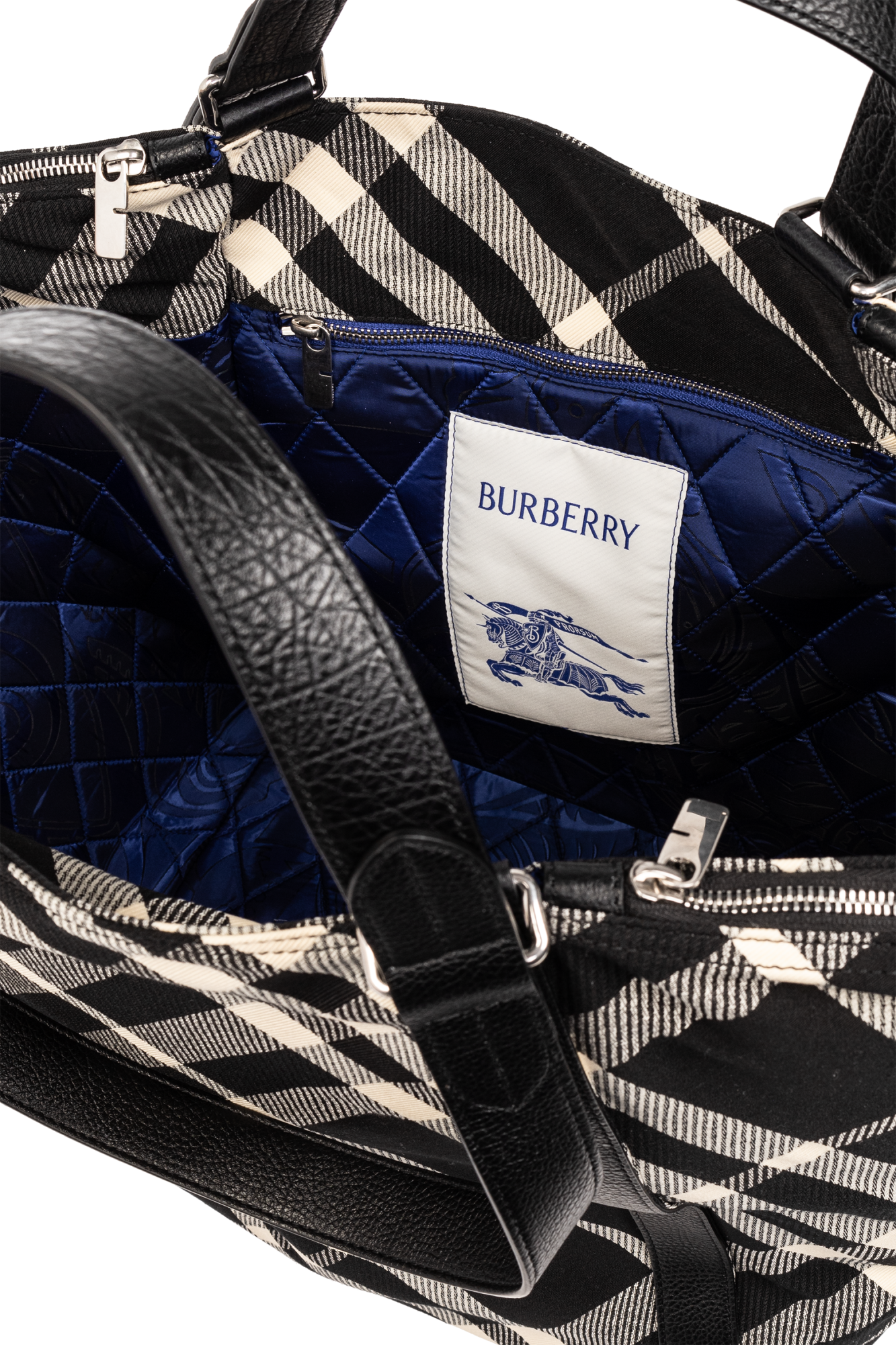 Burberry Shopper bag with check pattern