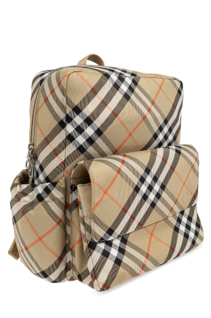 Burberry Kids Backpack with check pattern