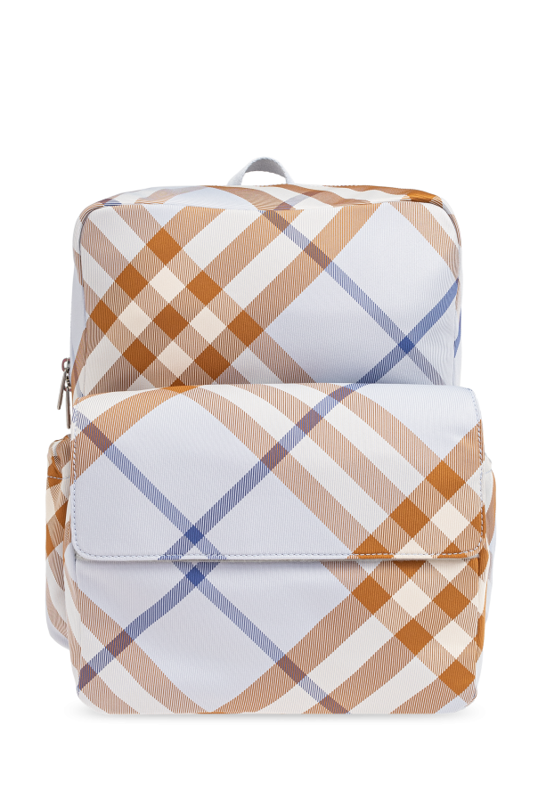 Burberry Kids Backpack with check pattern