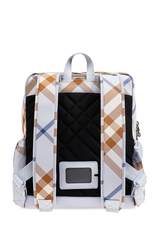 Burberry Kids Backpack with check pattern