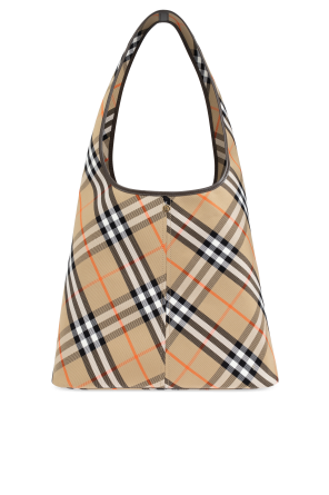 Schultertasche mit Karomuster