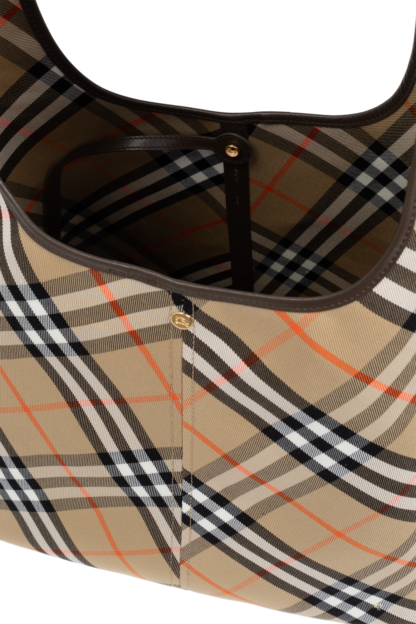 Burberry Check Pattern Shoulder Bag