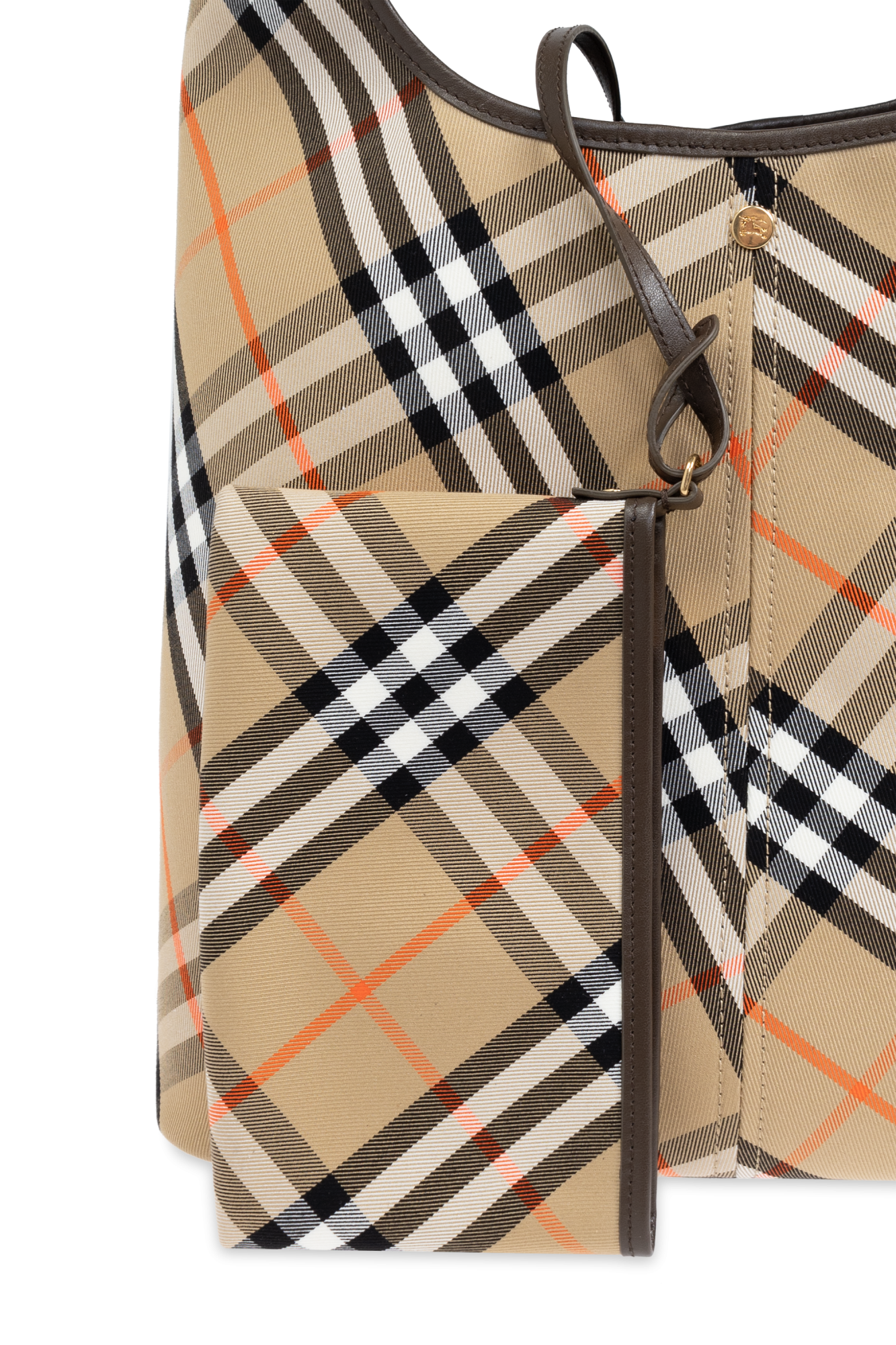 Burberry Check Pattern Shoulder Bag