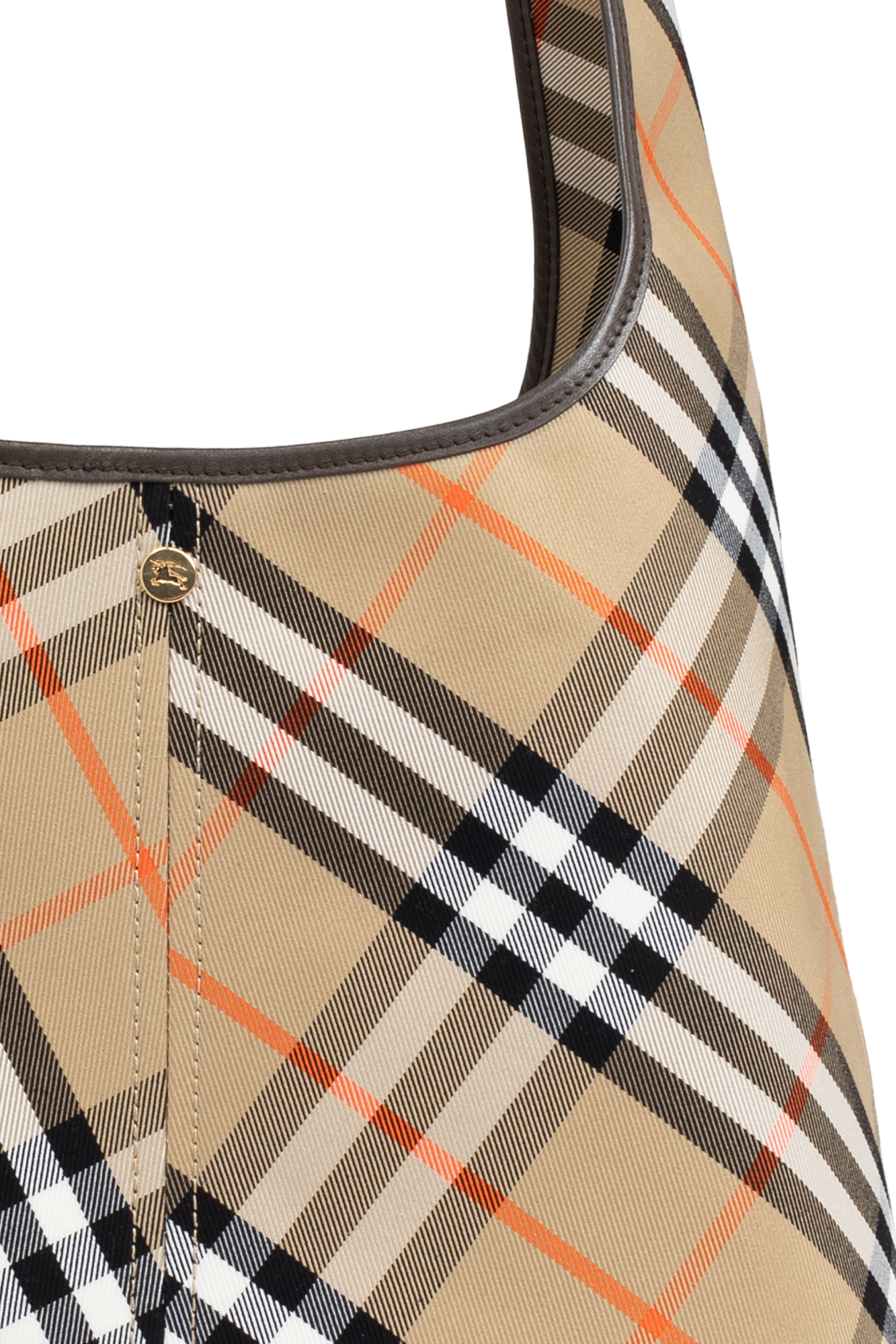 Burberry Check Pattern Shoulder Bag