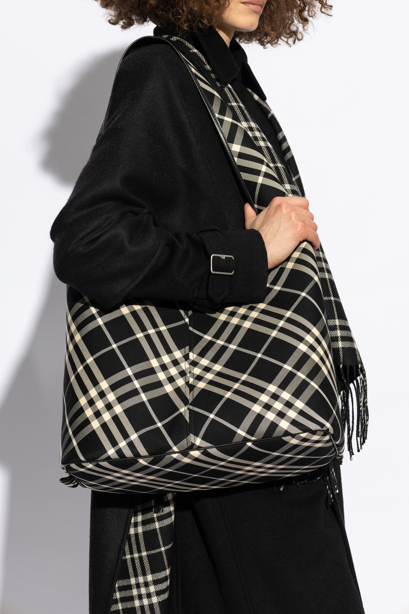 Burberry Check pattern shoulder bag