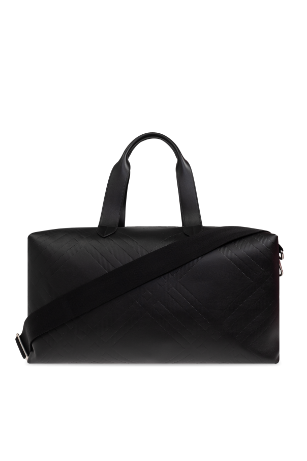 Burberry Leather carry-on bag
