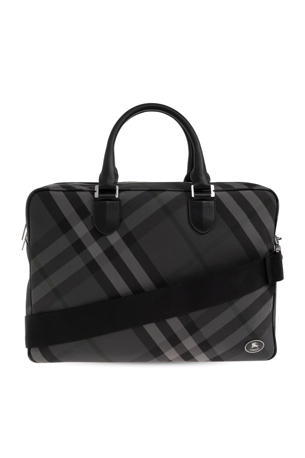 ‘Grid’ briefcase od Burberry