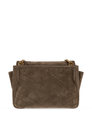 Saint Laurent Suede shoulder bag ‘Niki Tripouch’