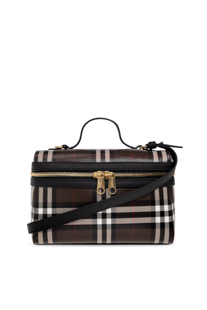 Bag with a check pattern