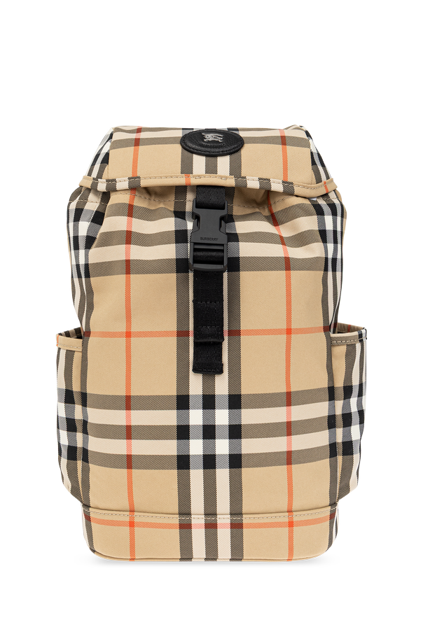 Logo patch backpack od Burberry Kids