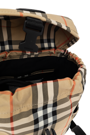 Burberry Kids Mochila con parche con logo
