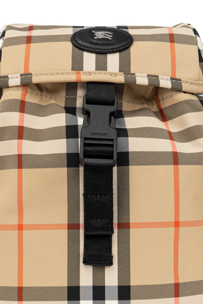 Burberry Kids Mochila con parche con logo