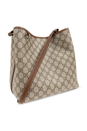 Gucci Torba na ramię z płótna `GG Supreme`