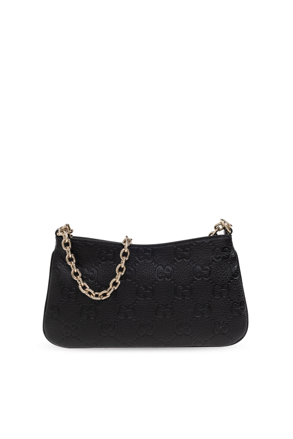 Gucci Torba do ręki `GG Emblem Super Mini`