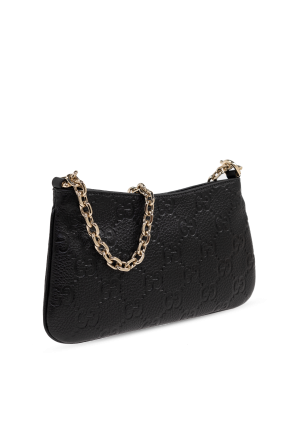 Gucci Torba do ręki `GG Emblem Super Mini`