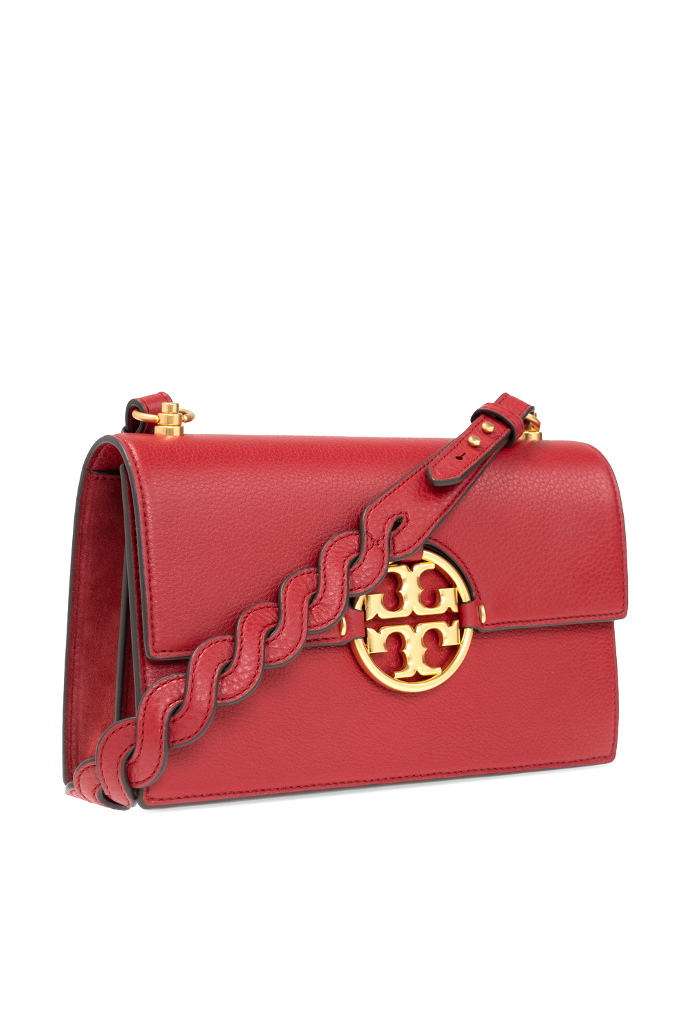 Tory Burch Miller Shoulder Bag In Leather in Red