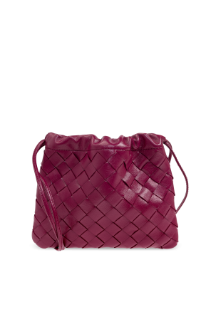 Leather shoulder bag