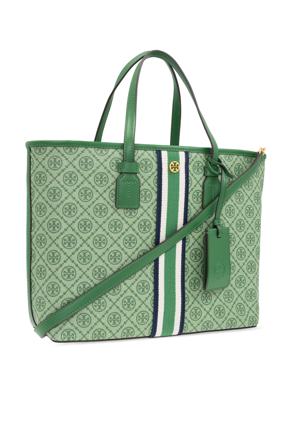 Tory Burch T-monogram Coated Canvas Tote - White