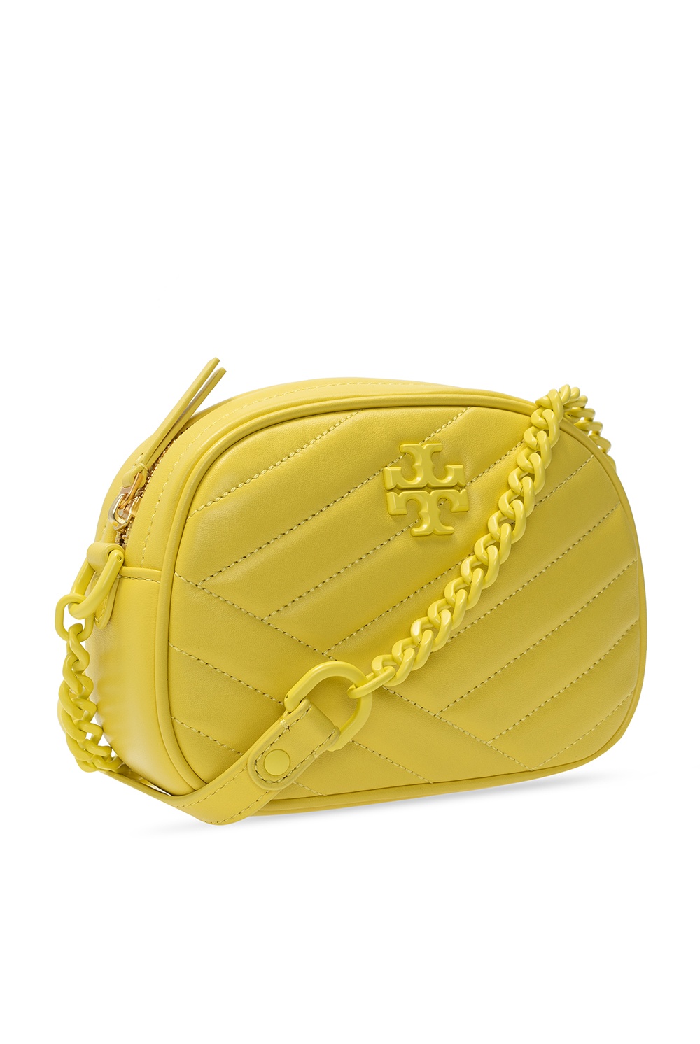 Tory Burch Outlet: Kira bag in quilted leather - Yellow