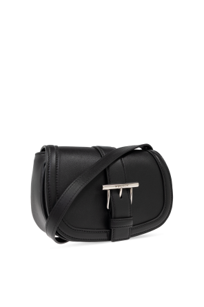 Alexander McQueen Bolso de cuero Mini T-Bar Satchel