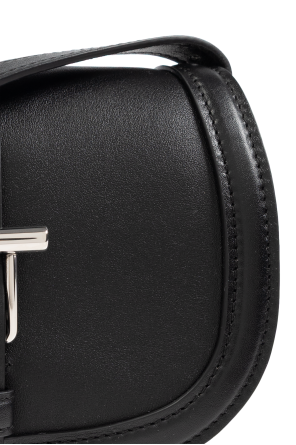 Alexander McQueen Bolso de cuero Mini T-Bar Satchel