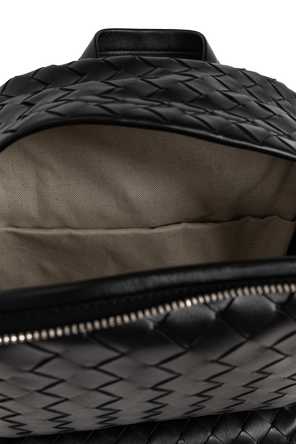 Bottega Veneta Kožený ruksak „Intrecciato“
