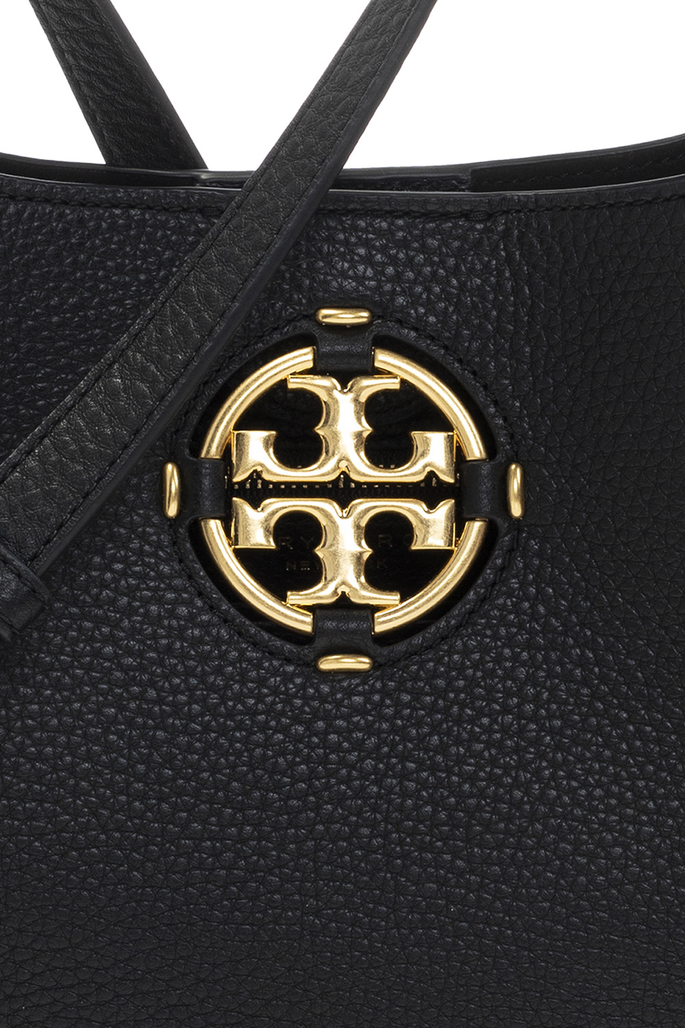 TORY BURCH MINI MILLER LEATHER BAG WITH LOGO Spring/Summer 23