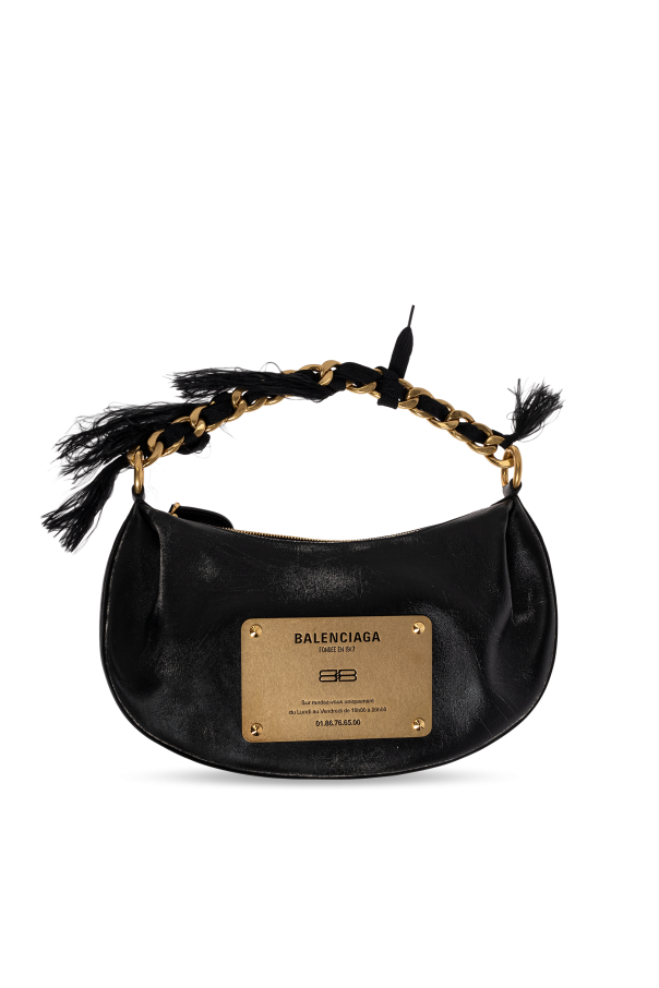 Leather shoulder bag with `vintage` effect od Balenciaga