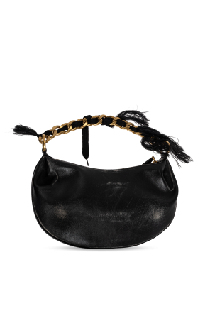 Balenciaga Bolso bandolera de cuero con efecto 'vintage'