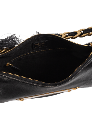 Balenciaga Bolso bandolera de cuero con efecto 'vintage'