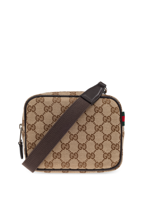 Shoulder bag with monogram